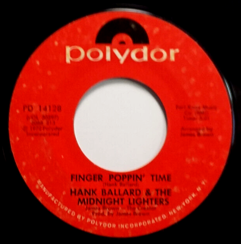 HANK BALLARD & THE MIDNIGHTS- Finger Poppin Time -Vinyl 45rpm 1972 North Soul - Picture 2 of 4