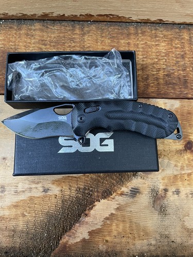 Sog Kiku XR W/ Black Micarta Scales & CTS-XHP Steel*NEW* - Picture 2 of 4