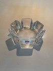 Vtg Orrefors Sweden Heavy Crystal Candy Dish/Ashtray 5.25 in Wide 1.75 in Tall