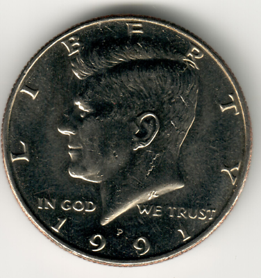 USA - 1991P - Kennedy ½ $ - Bald Eagle - Low Mintage - #16477 | eBay