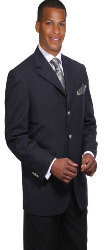 Traje Chaqueta para Hombre 2 Botones 100% Lana Super 100s Platino Calce Moderno M 815W - Imagen 2 de 4