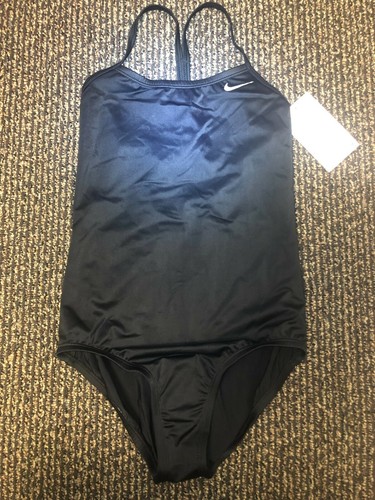 Nike Swimsuit Girls Size: MEDIUM (10-12 YRS) Color: BLACK. NEW! Retail Price-$36