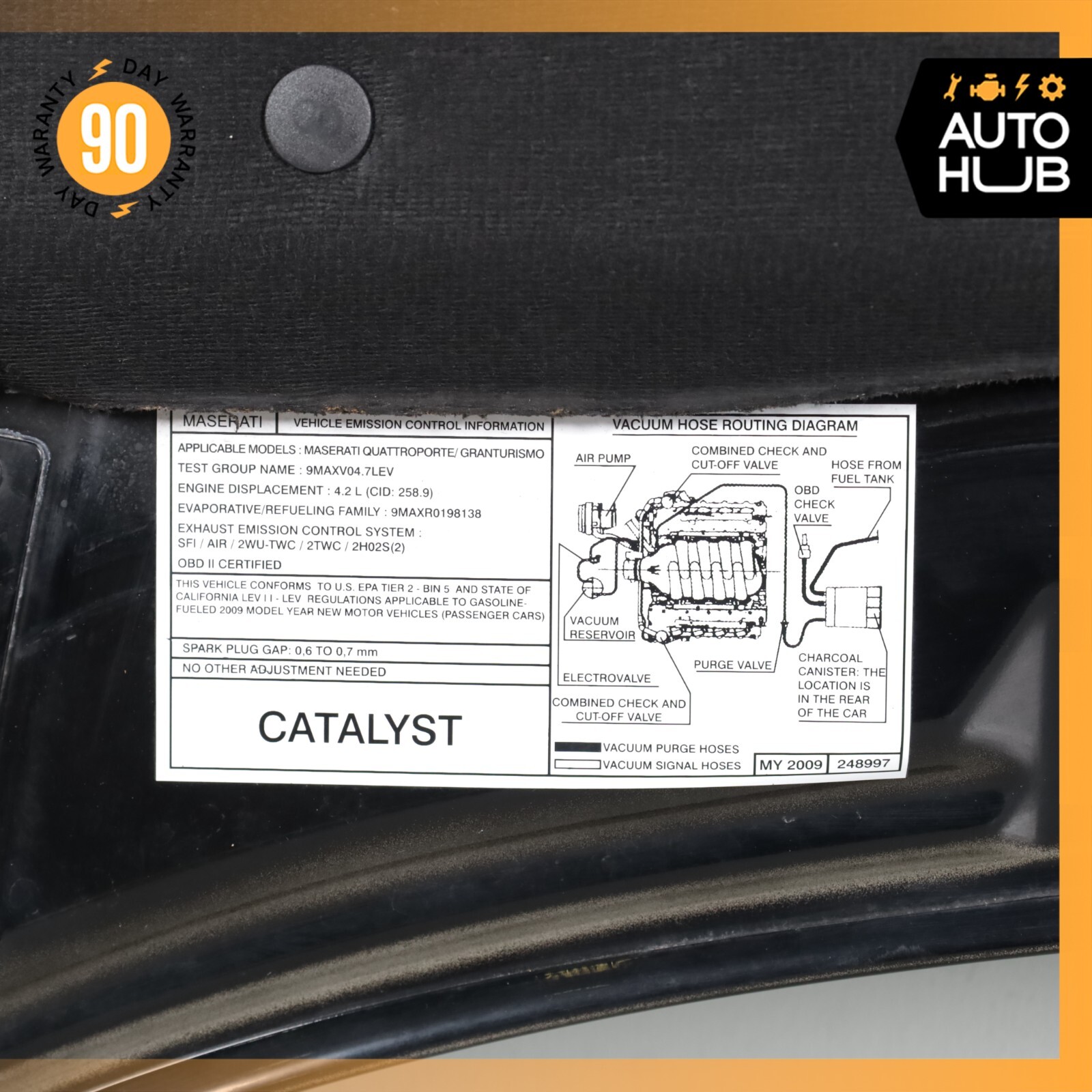 03-13 Maserati Quattroporte M139 S Hood Bonnet Cover Panel Assembly OEM 71k
