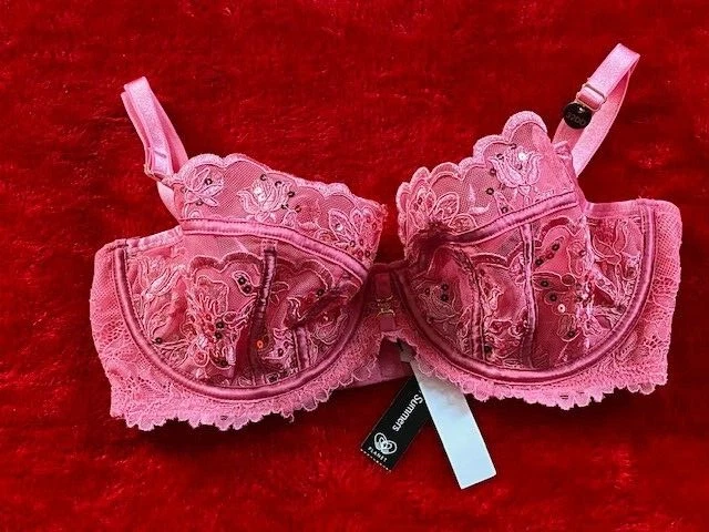 ANN SUMMERS UNDERWIRED PINK NON PAD FULLER BUST BRA SIZE 32DD NWT