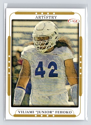 2023 SAGE FOOTBALL Artistry Pick Your Cards - Picture 54 of 61