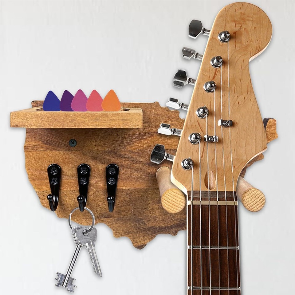 Guitar stands Acoustic guitar stand, Walnut Wood Stand with walnut eBay