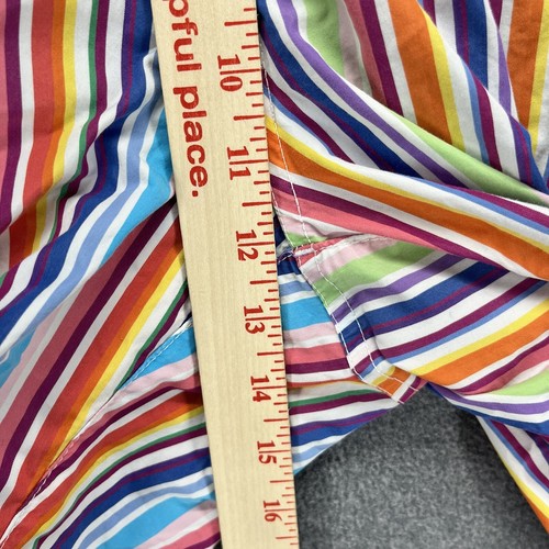 Tommy Hilfiger Swim Shorts boys Medium colorful Striped blue Lined pocket Youth - Picture 13 of 14