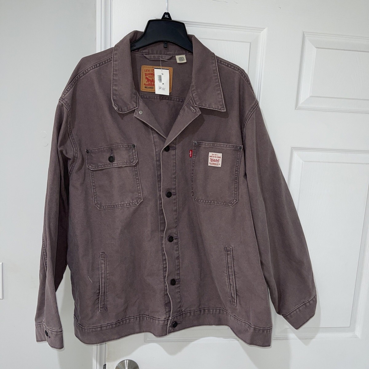 LEVI'S SUNRISE TRUCKER JACKET PLUM TRUFFLE, Size 3XL. | eBay