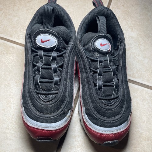 Nike Boys Air Max 97 SE GS Black Varsity Red Youth Size 1.5 Y