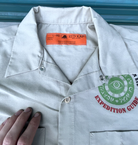 Indiana Jones Temple of the Forbidden Eye Guide Disneyland Cast Member Shirt - Picture 3 of 10