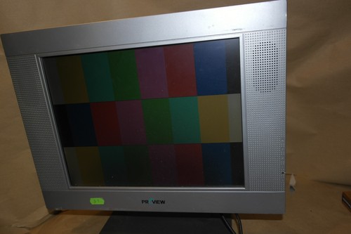 ProView 14" CY-465 468 LCD monitor speaker retro 2003 with stand - Picture 4 of 6
