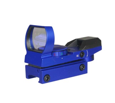 New Reflex Red and Green Adjustable Dot Sight Anodized Blue Finish