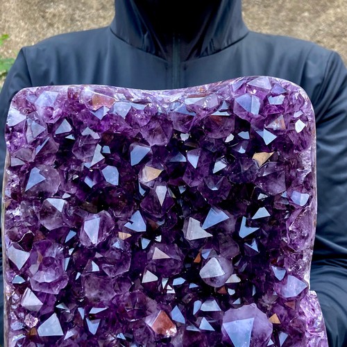8.8LB Natural Amethyst agate geode quartz cluster crystal specimen Healing - Picture 2 of 13