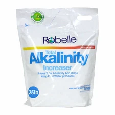 Robelle Total Alkalinity Increaser Swimming Pool Balance Chemical - 25 Lbs.