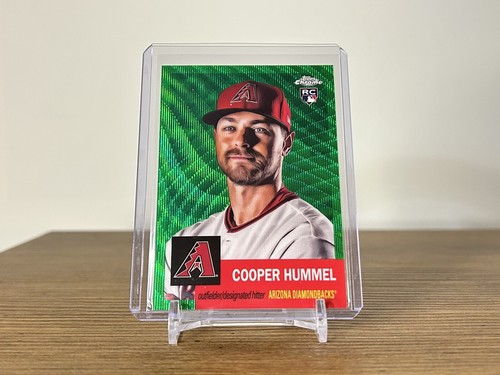 2022 Topps Chrome Platinum Cooper Hummel #299 Green Wave Refractor /99 Rookie