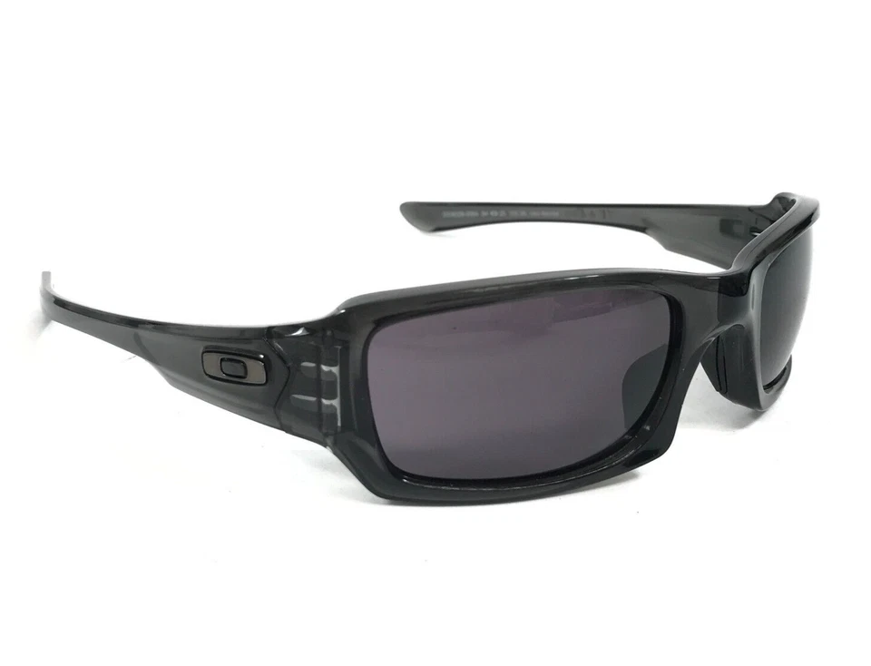 Oakley Sunglasses Fives Squared OO9238-0554 Grey Smoke Frame w/ Warm Grey Lenses - Image 4 of 4