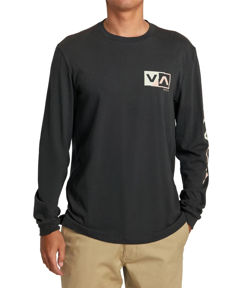 RVCA MENS SHIFTED LONG SLEEVE T SHIRT SIZE SMALL NWT | eBay