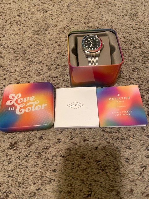 pride fossil watch