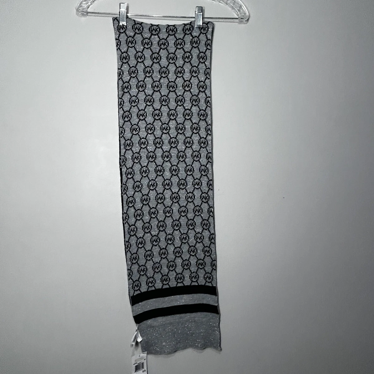 Michael kors scarf womens cheap silver