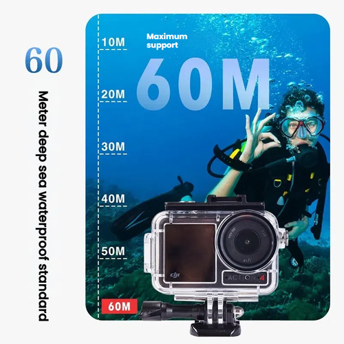 Étui de plongée étanche DJI Action 5PRO/4/3 - Coque de protection sous-marine - Photo 3 sur 9