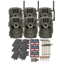 Stealth Cam 36MP Fusion Max Cellular Trail Camera 6 Pack Bundle
