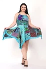 Women's Multi Patch Handkerchief Hem Spaghetti Strap Dress Mix lot Wholesale