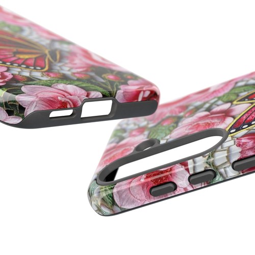 Rose Tough Case Butterfly Mosaic Pink iphone 16 15 14 13 S25 S24 S23 S22 - 第 141/240 張圖片