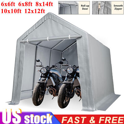Outdoor Storage Shelter Car Tent Canopy Garage Carport Portable Shed Anti-snow