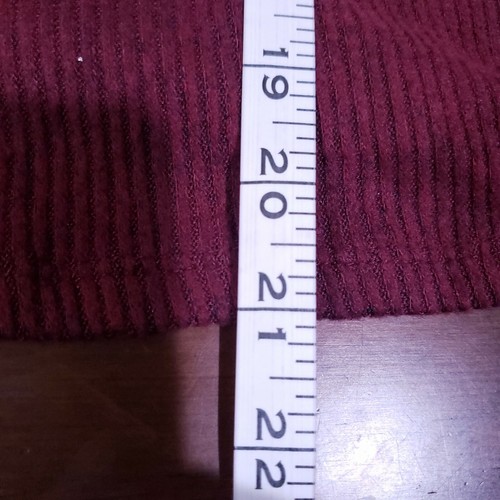 Planet Gold Juniors' Heather Maroon Solid Super Soft Ribbed V Neck Top Size M - Picture 5 of 5