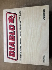 Freud Diablo FB-100 16 Piece Forstner Drill Bit Set, 1/4" To 2-1/8", Excellent