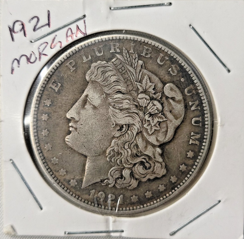 1921 $1 Morgan Silver One Dollar 105 Year Old Coin-DETAILED CLOSE UP IMAGES!!