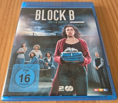 BLU-RAY - BLOCK B - UNTER ARREST - STAFFEL 1 - 2 DISC SET -  WIE NEU