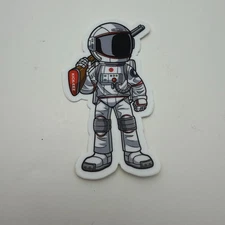 Kick-EEZ Astronaut Sticker Decal New Shot Show 2025