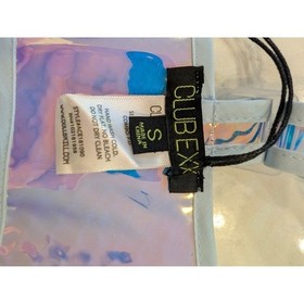 NWT CLUBEXXX Iridescent Snake Print Corset Top Holographic Festival Outfit S