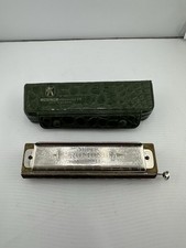 Vintage Hohner THE SUPER CHROMONICA Chromatic 270 C Harmonica with Case