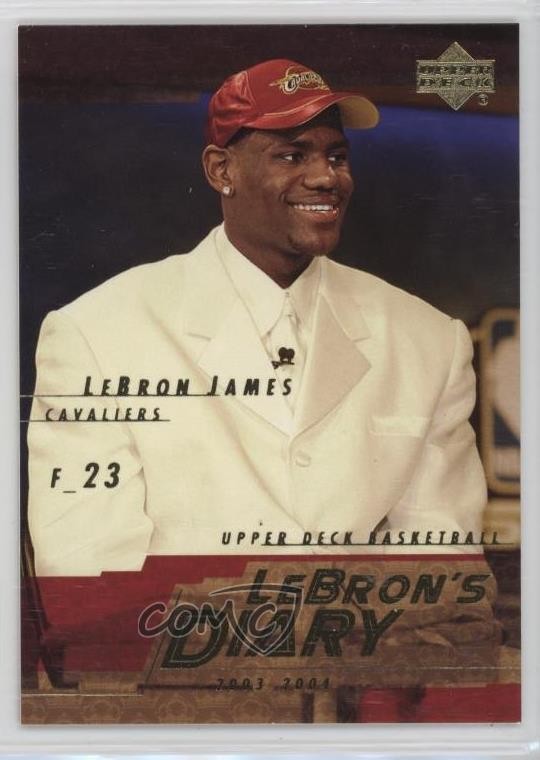 2003-04 Upper Deck Lebron's Diary LeBron James #LJ5 Rookie RC 11z5