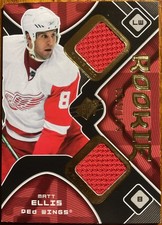 2007-08 SPx Rookie Jersey Matt Ellis #191 Detroit Red Wings #’d 0595/1599