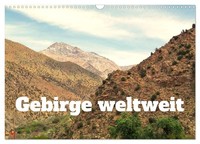 "Calendar 2027 · US Version · Mountains Worldwide (Wall Calendar 2027 17\" × 12\" L"