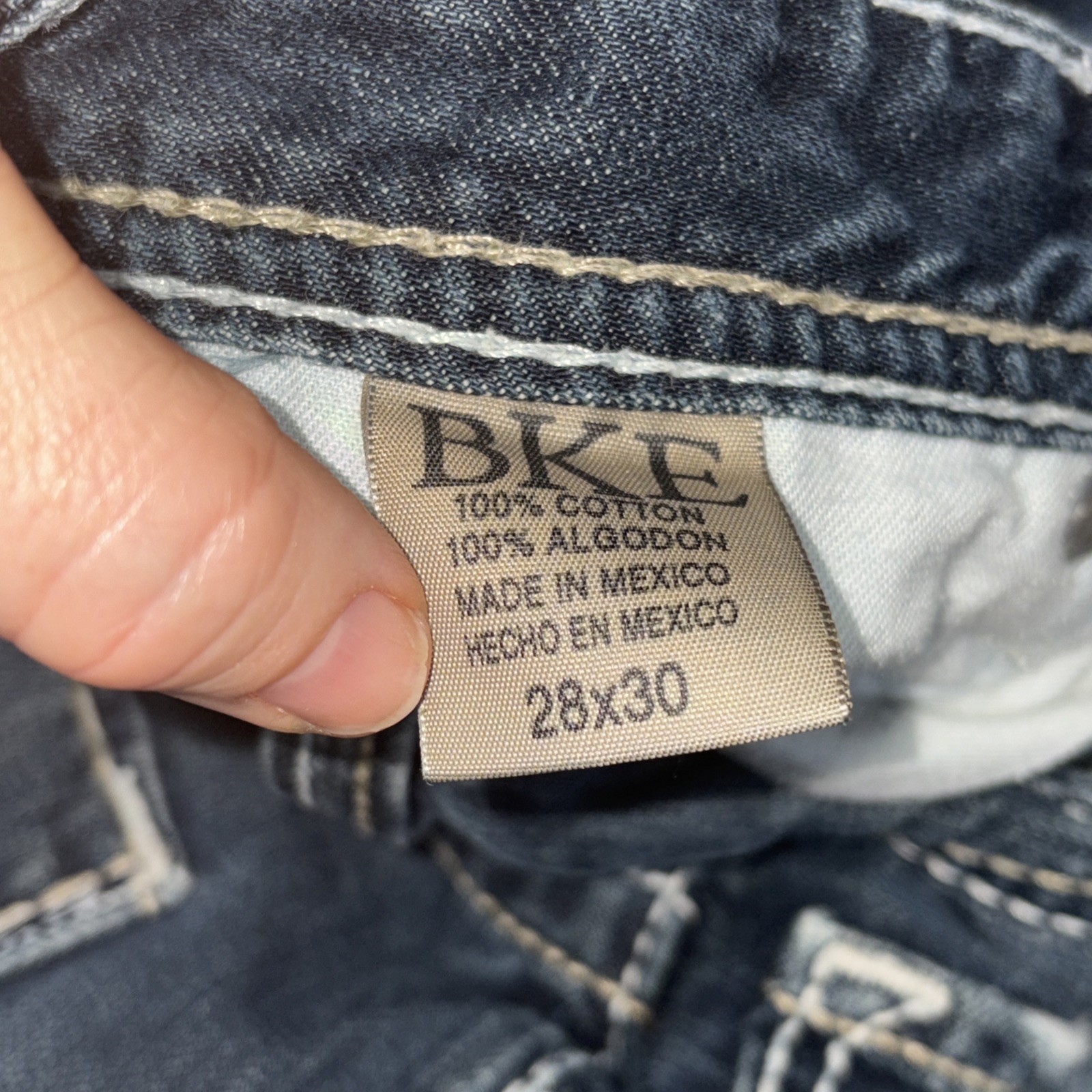 BKE Aiden Mens 28 X 29 Blue Demin Jeans - View 6
