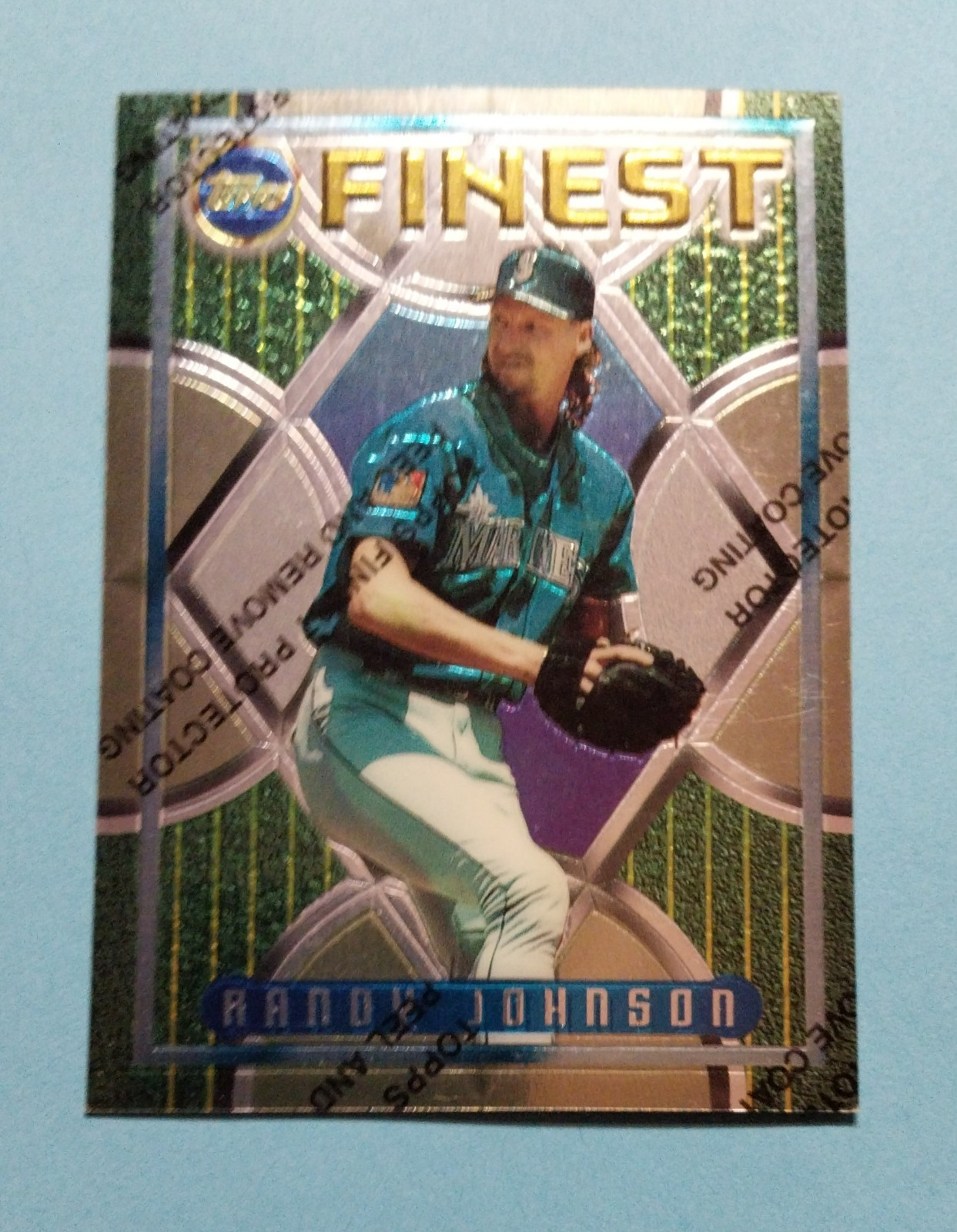 Randy Johnson 1995 Topps Finest #76 Seattle Mariners