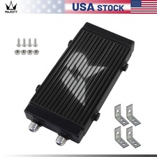Universal Dual Pass Bar Plate Oil Cooler Small Core9.5x5.5x1.58 An10 Size