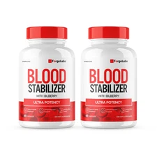 (2 Pack) Forgelabs Blood Stabilizer Forge Labs Blood Health Pills (120 Capsules)