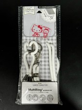Sanrio Characters Multi Ring Phone Lanyard Plus Strap Set Hello Kitty