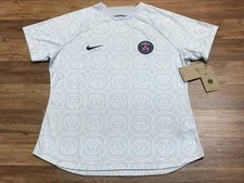 WOMENS L - NEW Nike PSG Paris Saint-Germain Soccer Dri-FIT AOP Jersey