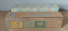 Silver Plated Birth Certificate Holder by Stephan Enterprises BABY SQUARE COLL.