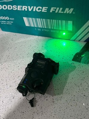 somogear full power peq-15 green laser PCB potted black peq IR