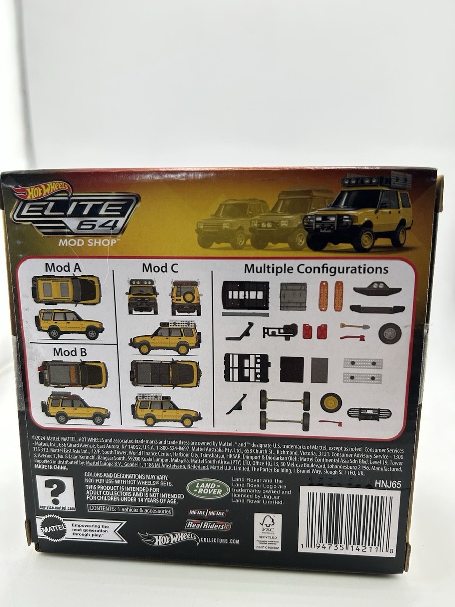Hot Wheels Elite 64 Mod Shop '94 Land Rover Discovery Sealed NEW