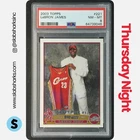 2003 TOPPS #221 LEBRON JAMES RC ROOKIE PSA 8