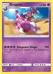 Drapion 55/156 Ultra Prism Reverse Holo Rare Pokemon TCG