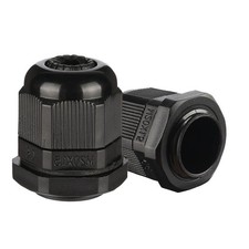 5 Pcs M20 IP68 Nylon Cable Gland for 6mm-12mm Dia Cable Wire Joint Adjustable